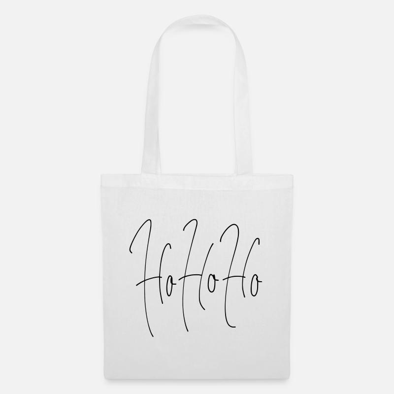 HoHoHo - Stoffbeutel - Weiß