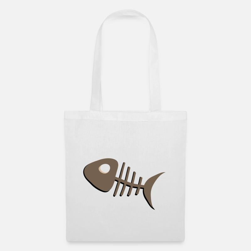 Fischgräte - Tote Bag - white