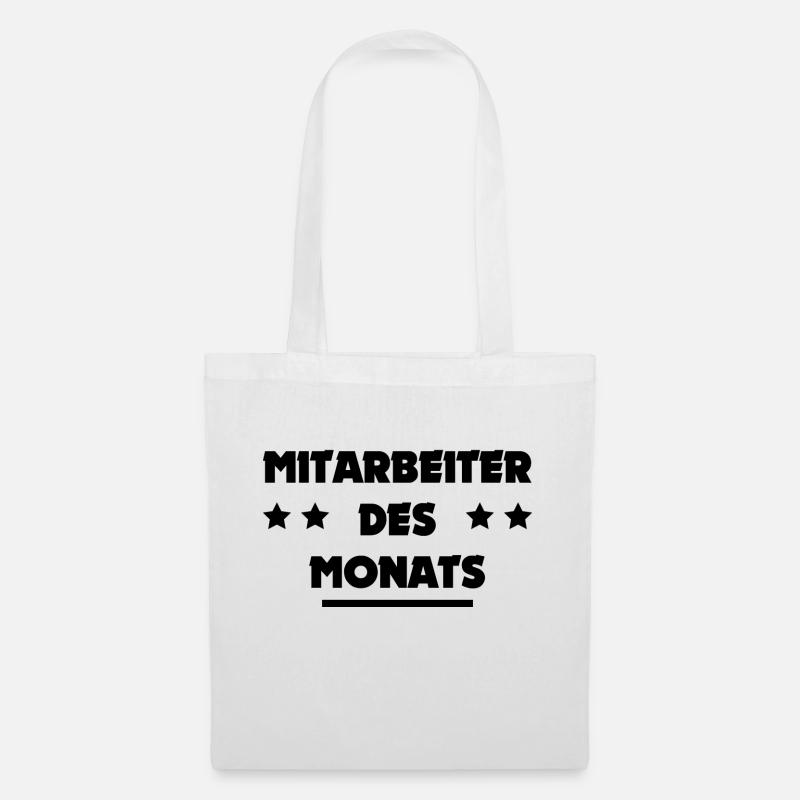 Mitarbeiter des Monats - Stoffbeutel - Weiß