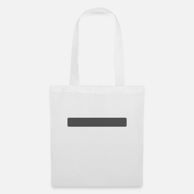 stripes grey - Tote Bag - white