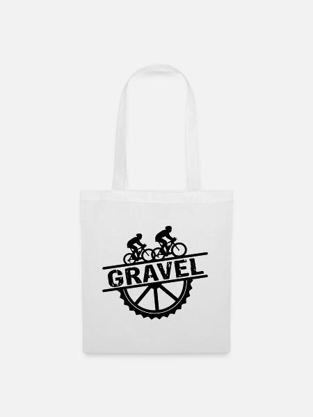 Gavel Fahrrad - Stoffbeutel - Weiß