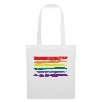 Pride LGBT LGBTQ Queer Ally Gay Lesbiennes Vintag - Sac en tissu - blanc - Devant