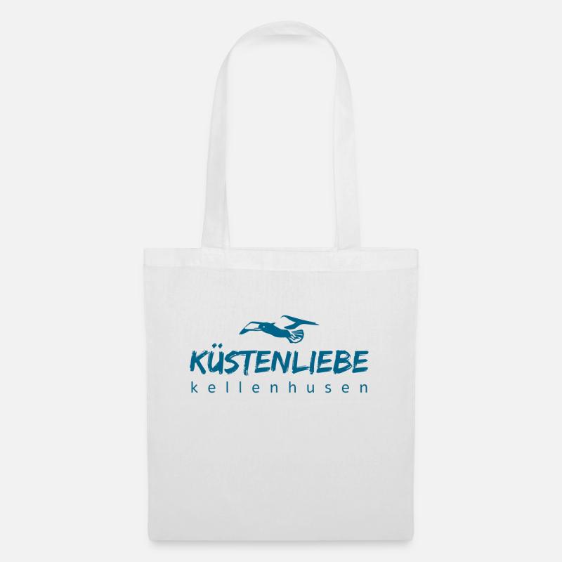 küste Möwe - Stoffbeutel - Weiß