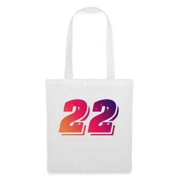 22 Number Symbol - Tote Bag - white - Front