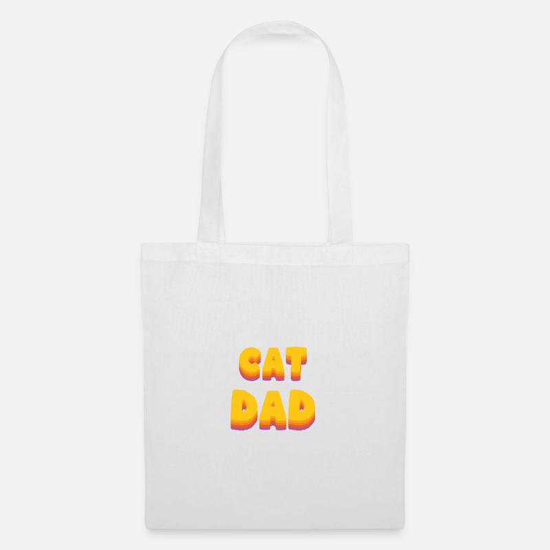 CatDad - Tote Bag - white