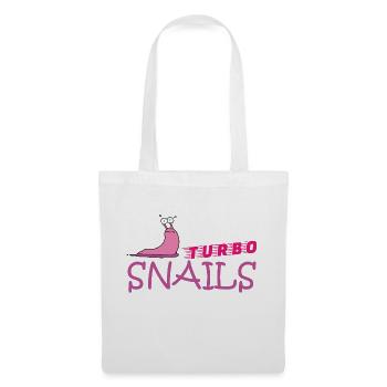 Muddy run shirt mud obstacle race ocr Team Snail - Tote Bag - white - Front