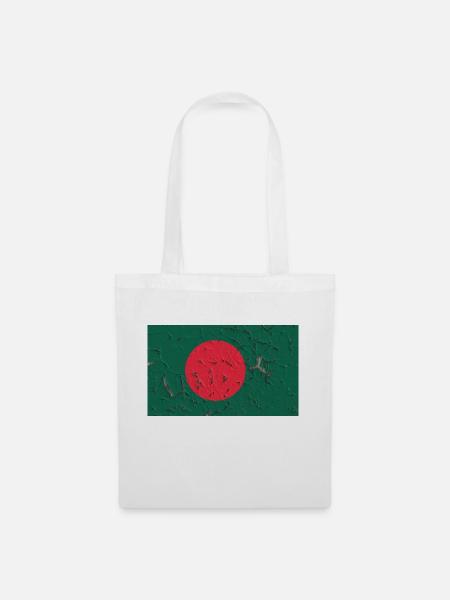 Bangladesch - Stoffbeutel - Weiß