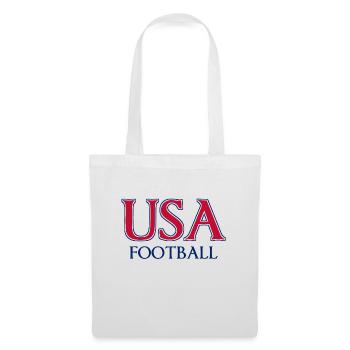 USA Football - Couleurs nationales - États-Unis - Sac en tissu - blanc - Devant