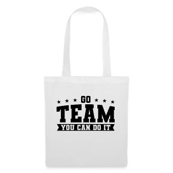 Sportspiel Sportmannschaft Geschenk - Stoffbeutel - Weiß - Vorne