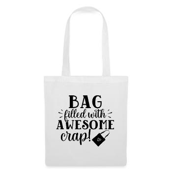 Bag Filled With Awesome Crap - Tote Bag - white - Front