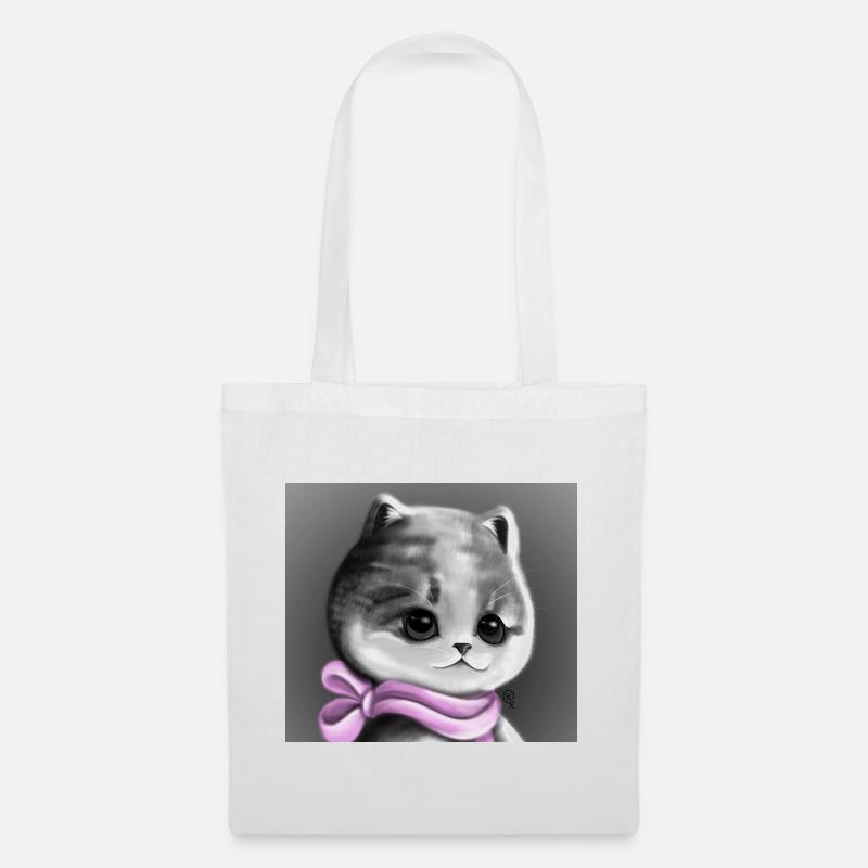 Kitty - Tote Bag - white