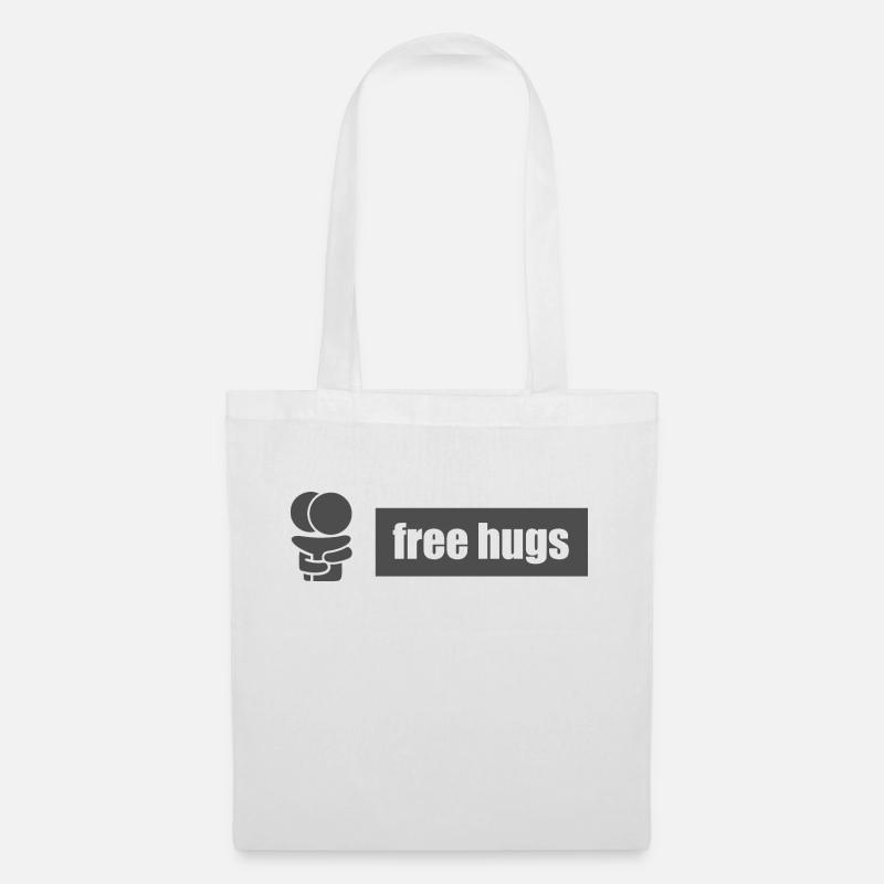 Free hugs V.1 - Stoffbeutel - Weiß
