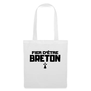 cadeau breton - Sac en tissu - blanc - Devant