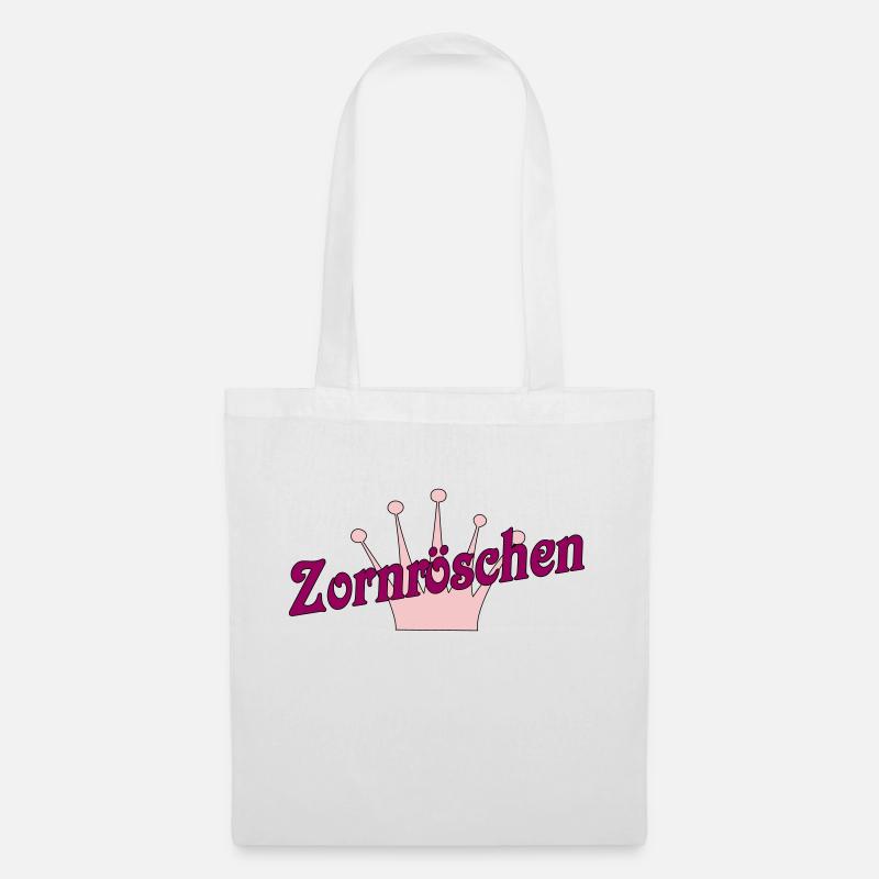 Zornröschen - Stoffbeutel - Weiß