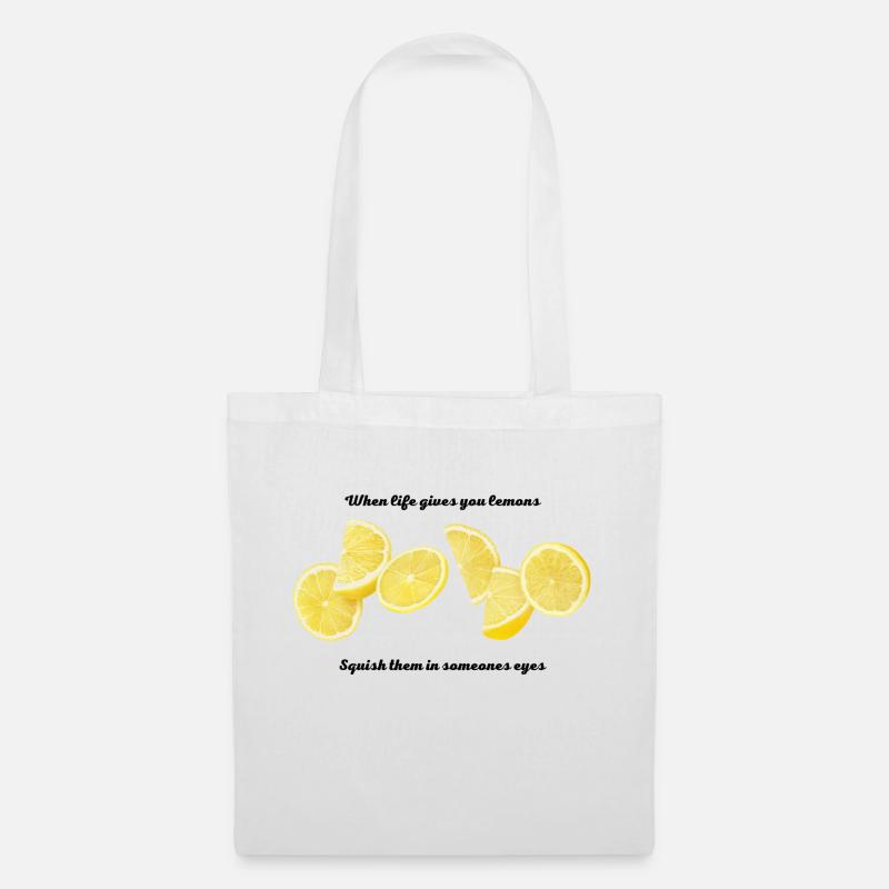 When lift gives you lemons - Stoffbeutel - Weiß