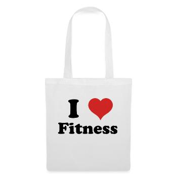i love Fitness - Tote Bag - white - Front
