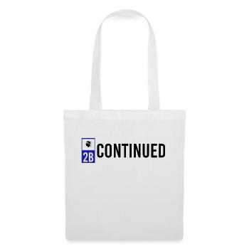 2b continued - Sac en tissu - blanc - Devant