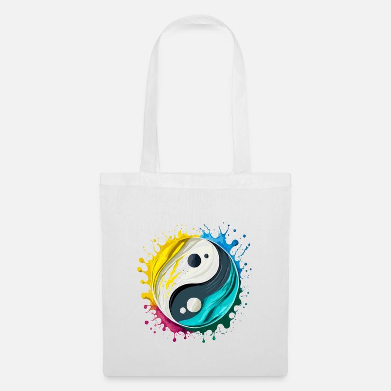 Yin Yang - Stoffbeutel - Weiß