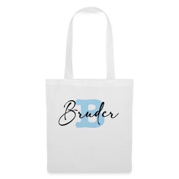 bruder - Stoffbeutel - Weiß - Vorne