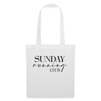 Sunday rücken - Stoffbeutel - Weiß - Vorne