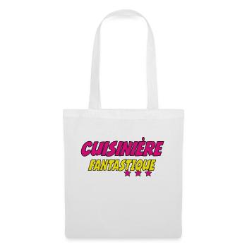 Cuisinière FANTASTIQUE - Sac en tissu - blanc - Devant