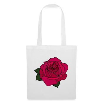 Pink Rose - Tote Bag - white - Front
