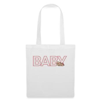 Bébé - Sac en tissu - blanc - Devant