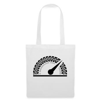 Pneus Compteur de vitesse Haute Vitesse - Sac en tissu - blanc - Devant