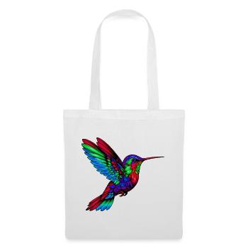 Kolibri - Stoffbeutel - Weiß - Vorne