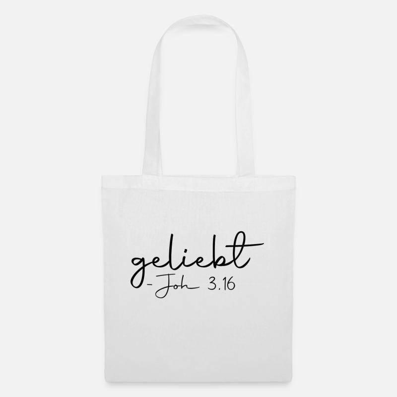 geliebt - Stoffbeutel - Weiß
