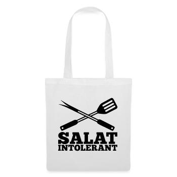 Salat Intolerant Grillbesteck - Stoffbeutel - Weiß - Vorne