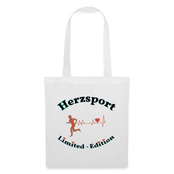 Herzsport - Stoffbeutel - Weiß - Vorne