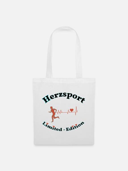 Heart sports - Tote Bag - white