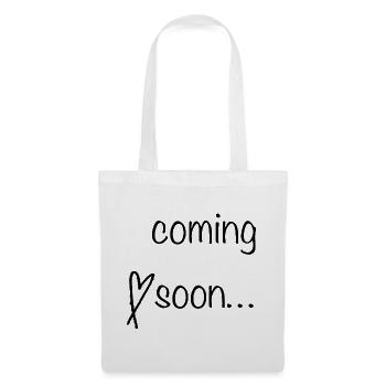 À venir Lettering - Sac en tissu - blanc - Devant
