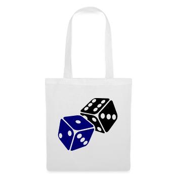 Blue Cube Minimal Design - Tote Bag - white - Front