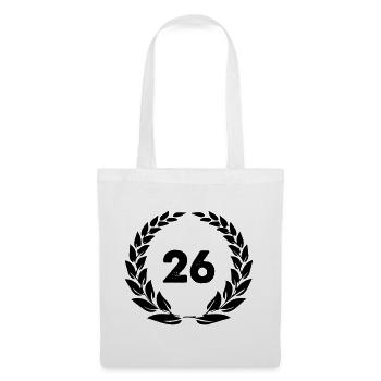 26 - Stoffbeutel - Weiß - Vorne