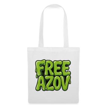 Free Azov – Graffiti - Stoffbeutel - Weiß - Vorne