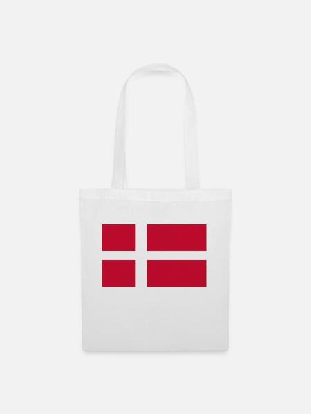Denmark - Tote Bag - white