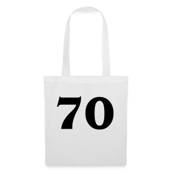 Zahl 70 - Tote Bag - white - Front