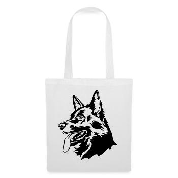 German shepherd head - Tote Bag - white - Front