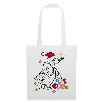Weihnachten, Weihnachtsfest - Stoffbeutel - Weiß - Vorne