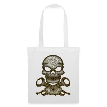 Skull Skull - Tote Bag - white - Front