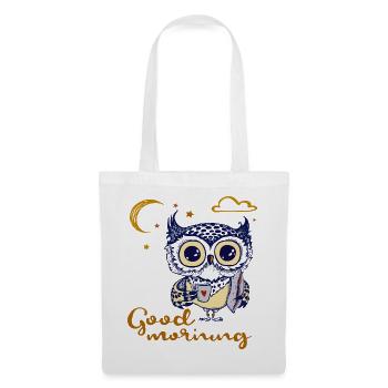 good morning, owl - Tote Bag - white - Front