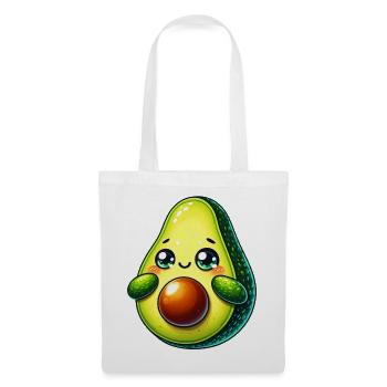 Avocat - Sac en tissu - blanc - Devant