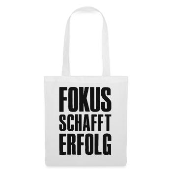 Erfolg Spruch für Gründer Unternehmer Startup - Stoffbeutel - Weiß - Vorne