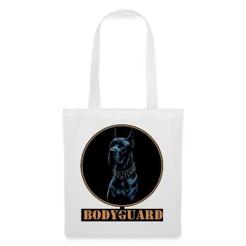 Great Dane with spiked chain - Tote Bag - white - Front