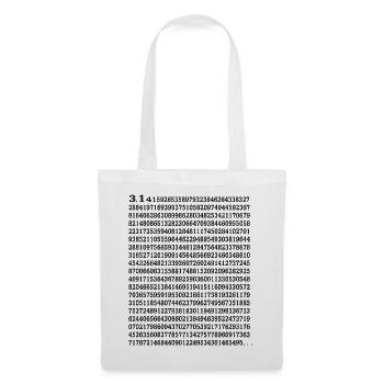 Bonne journée Pi - Sac en tissu - blanc - Devant