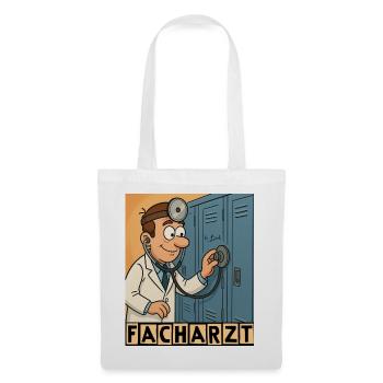 Facharzt by Rico Beck - Stoffbeutel - Weiß - Vorne