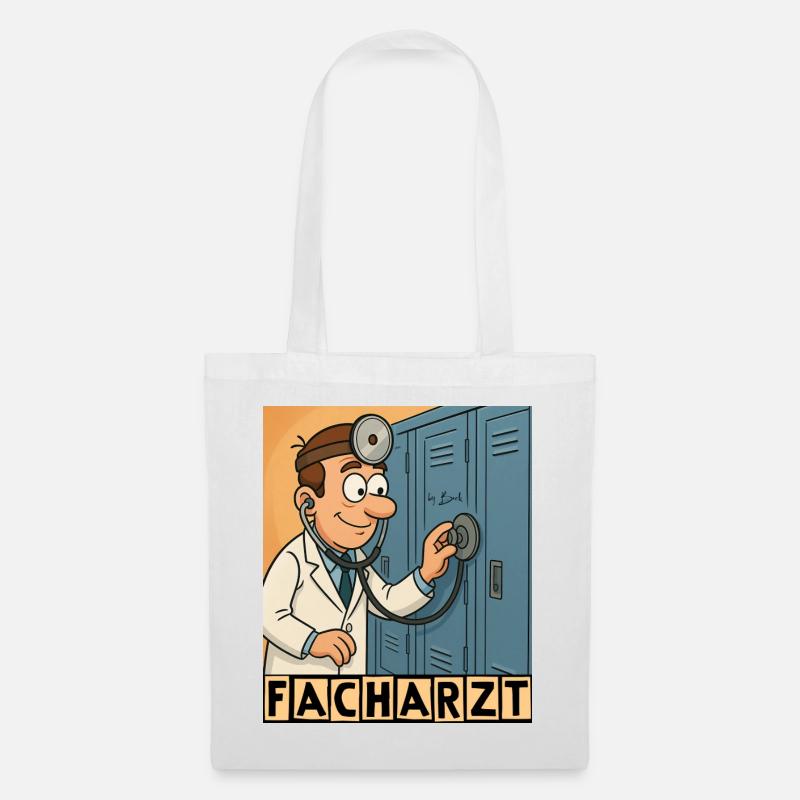 Facharzt by Rico Beck - Stoffbeutel - Weiß