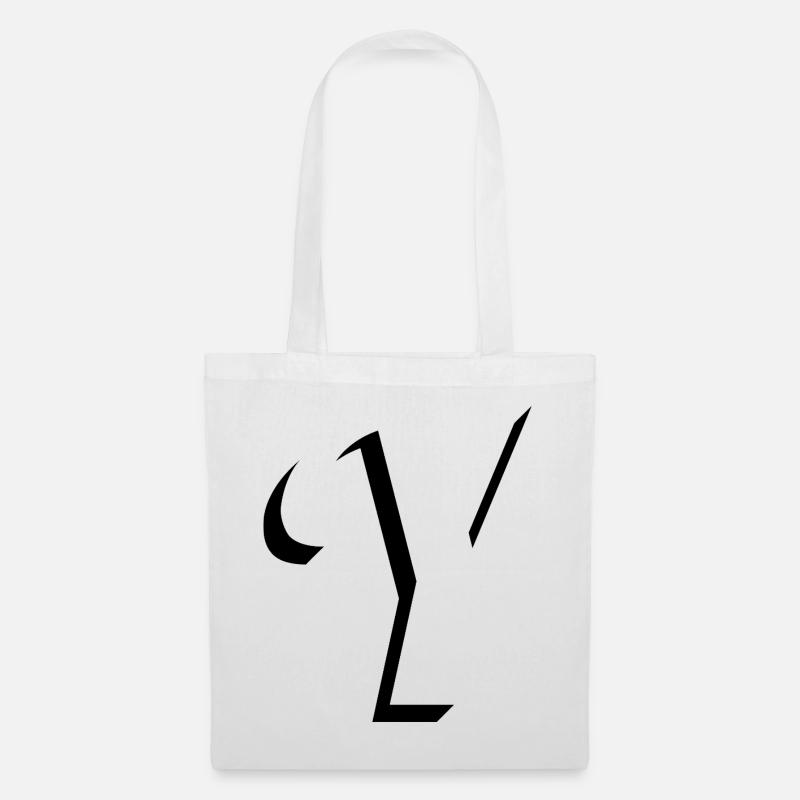 Letter Y, Name, der Buchstabe Y - Stoffbeutel - Weiß